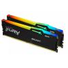 DDR5 32GB (2x16GB) 5600 MHz Kingston Fury Beast RGB CL40 40-40-40 1.25V [KF556C40BBAK2-32]