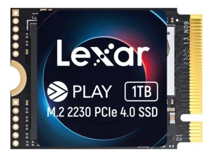 Lexar Play 1TB SSD M.2 2230 PCIe Gen4x4 NVMe (5200/4700 MB/s) [LNMPLAY001T-RNNNG]