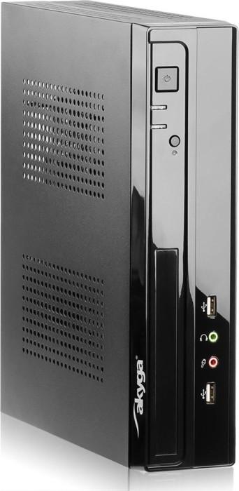 Akyga mini ITX AK-730-01BK z zasilaczem 200W PFC (2xUSB 2.0) (1x2.5)