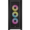 Corsair iCUE 5000D RGB Airflow Tempered Glass Mid-Tower Black (szkło hartowane) (2x2.5, 2x3.5/2.5) (2xUSB 3.2 Gen1, 1xUSB-C Gen1)  [CC-9011242-WW]