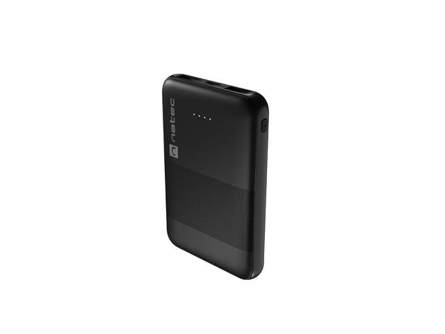 Power Bank Natec Trevi Compact 5000mAh 2xUSB-A, 1xUSB-C (czarny) [NPB-1940]