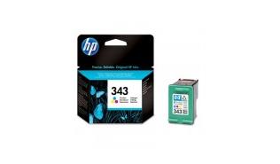 C8766EE (343) - kolor, oryginalny wkład z atramentem HP, 7 ml, 260 stron (HP deskjet 460c, 460cb, 460wbt, 5740, 5740xi, 5940, 6220, 6540, 6540dt, 6540xi, 6543, 6620, 6840, 6843, 6940, 6943)