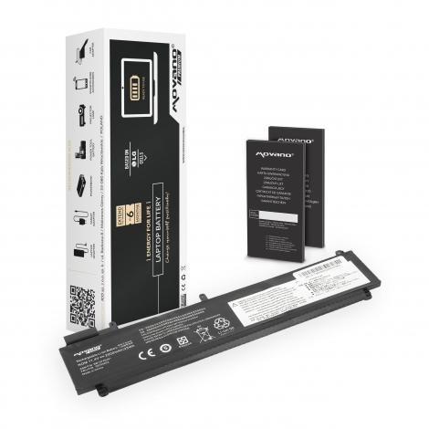 Movano Premium bateria Lenovo ThinkPad T460s, T470s 11.4V, 2000mAh (23Wh) 3 ogniwa Li-polymer LG (tylna) [BZ/LE-T460S]