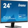 24.1 (24) Iiyama ProLite XU2495WSU-B7 (IPS LED, 1920x1200, 300, 4ms, sRGB 99%, 100Hz) (HDMI 1.4, DP 1.2, Audio, 3xUSB-A 3.2 Gen1, 1xUSB-C 5Gbps 15W) głośniki (2x2W), czarny