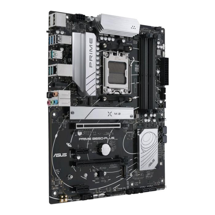 Asus PRIME B650-PLUS (AMD B650) [AM5, 4xDDR5 do 7600MHz, (HDMI 2.1, DP 1.4) (2xM.2, 1xPCIe 4.0 x16, 1xPCIe 4.0 x16 (x4), 2xPCIe 4.0 x1), ATX]