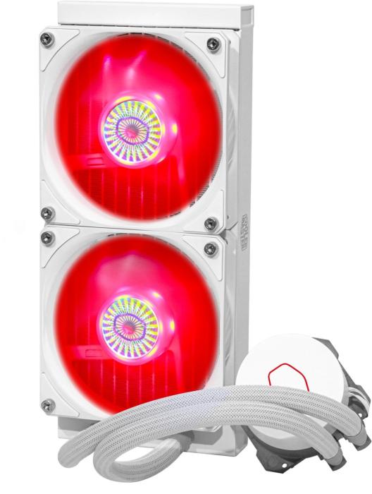 Cooler Master MasterLiquid Lite 240L V2 (chłodzenie wodne) (2x120 mm, 4-pin PWM + 3-pin ARGB, ARGB) [MLW-D24M-A18PC-RW]
