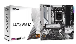 Asrock A620M Pro RS (AMD A620) [AM5, 4xDDR5 do 7200MHz, (HDMI 2.1, DP 1.4) (3xM.2, 1xPCIe 4.0 x16), micro ATX]