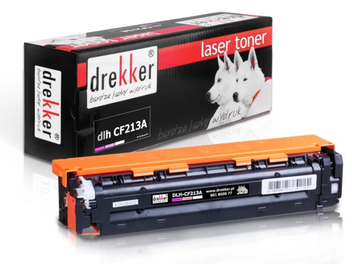 DLH-CF213A (131A) - magenta, toner Drekker, 1900 stron (zamiennik CF213A) (HP LaserJet Pro 200 Color M251n, M251nw,HP LaserJet Pro 200 Color MFP M276n, M276nw)