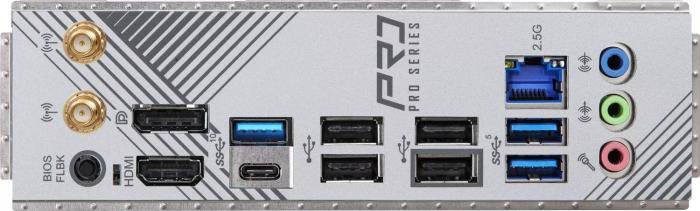 Asrock B650M PRO RS WIFI (AMD B650) [AM5, 4xDDR5 do 7200MHz, (HDMI 2.1, DP 1.4) (4xM.2, 1xPCIe 4.0 x16, 1xPCIe 4.0 x16 (x4)), WiFi 6E, BT 5.2, micro ATX]