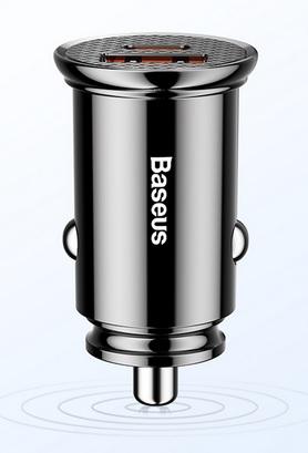 Baseus ładowarka samochodowa QuickCharge 3.0 (12-24V) (12V 2A, 9V 3A, 5V 4.5A) 2xUSB [CCALL-YD01]