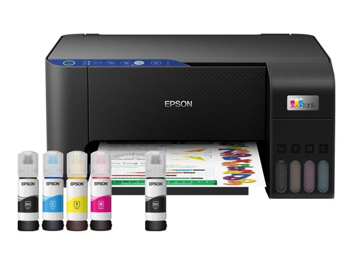 Epson EcoTank L3251 czarny (drukarka, kopiarka, skaner) (tusz 103) (USB 2.0, WiFi)