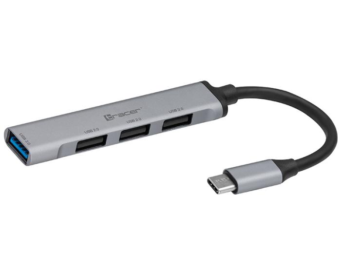 Tracer H40 USB-C Hub (3xUSB 2.0, 1xUSB 3.0)
