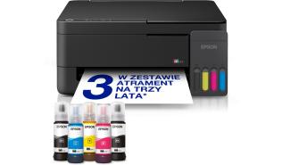 Epson EcoTank L3310 A4 czarny (drukarka, kopiarka, skaner) (tusz 103) (USB 2.0)