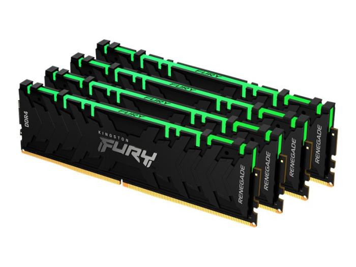 DDR4 32GB (4x8GB) 3600 MHz Kingston FURY Renegade RGB CL16 16-20-20 1.35V [KF436C16RBAK4/32]