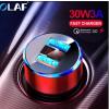 Olaf Ładowarka samochodowa QuickCharge 3.0 LED (12-24V, 3A, 2xUSB) [AA0342]