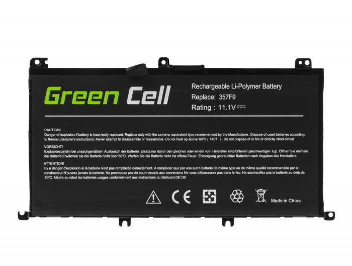 Green Cell bateria 357F9 do Dell Inspiron 15 5576 5577 7557 7559 7566 7567 4200mAh [DE139]