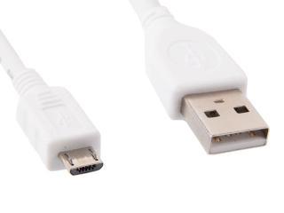 Gembird Kabel USB 2.0 micro (0.5 m) (biały) [CCP-MUSB2-AMBM-W-0.5M]