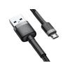Baseus kabel ładowania i transmisji (2A) USB micro (M) / USB (M) (3.0 m) (czarno-szary) [CAMKLF-HG1]