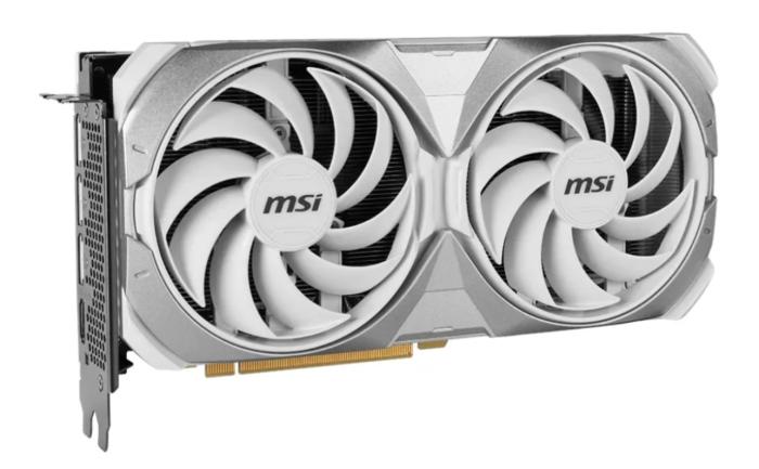 GeForce PCI-E RTX4070Ti Super MSI 16GB GDDR6X Ventus 2X White OC [GeForce RTX 4070 Ti SUPER 16G VENTUS 2X WHITE OC] (1xHDMI 2.1a, 3xDP 1.4a) (256-bit, PCI-E 4.0)