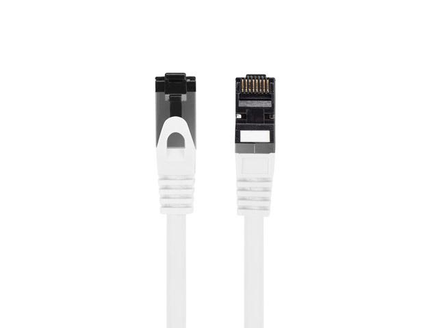 Lanberg (5.0m) Kabel sieciowy (Patchcord) kat.8.1 S/FTP LSZH CU Fluke Passed (biały) [PCF8-10CU-0500-W]