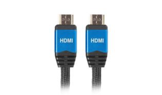 Lanberg Kabel HDMI M / HDMI M v2.0 4K 60Hz pełna miedź (1.0 m) [CA-HDMI-20CU-0010-BL]