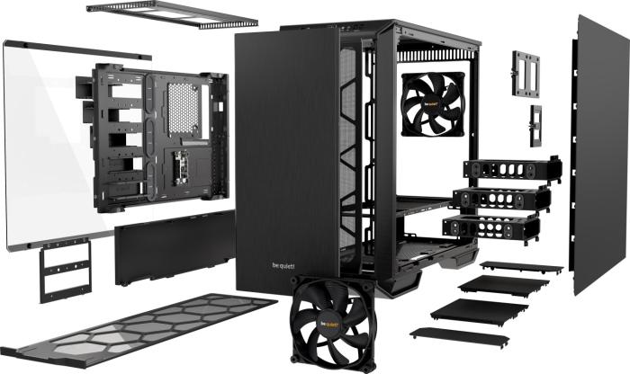 be quiet! Dark Base 700 ATX Midi Black (okno plexi) (2xUSB 3.0, 1xUSB-C 3.1 Gen2) (9x2.5, 7x3.5) [BGW23]