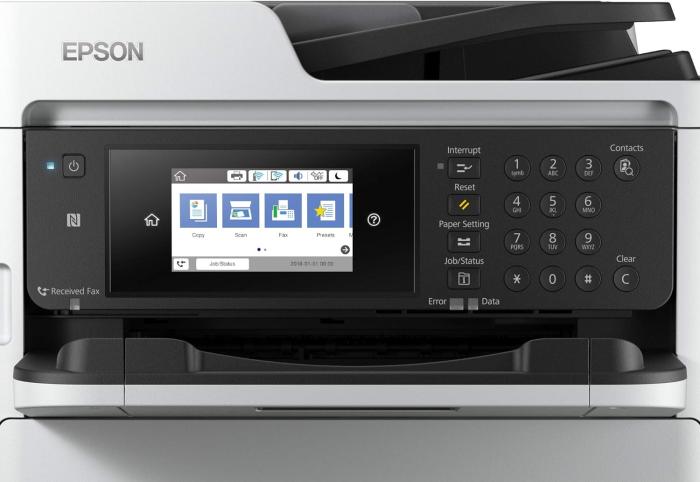 Epson WorkForce Pro WF-M5799DWF (drukarka, skaner, kopiarka, faks, ADF) (USB 2.0, LAN, WiFi, NFC) C11CJ05401