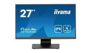 (27) Iiyama ProLite T2752MSC-B1AG (IPS LED, 1920x1080, 400, 5ms, 60Hz)(HDMI, DP, 2xUSB-A, Audio) głośniki (2x1W), czarny