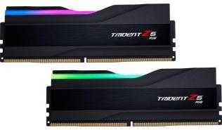 DDR5 64GB (2x32GB) 6400 MHz G.Skill Trident Z5 RGB Black CL32 XMP 3.0 32-38-38-96 1.4V [F5-6000J3238G32GX2-TZ5RK]