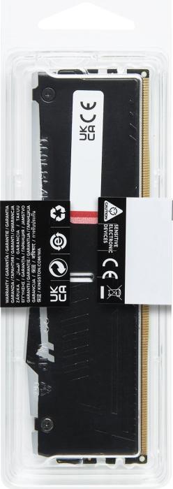 DDR5 16GB 6000 MHz Kingston Fury Beast Black RGB XMP CL30 30-36-36 1.4V [KF560C30BBA-16]