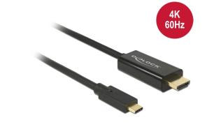 Delock kabel USB-C 3.1 Type-C / HDMI(M) (tryb alternatywny DP) 4K 60Hz (1m) [85290]