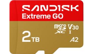 Secure Digital 2TB Sandisk Micro SDXC Extreme Go UHS-I U1 V30 (200/150MB/s) [SDSQXGN-2T00-GN6MN]