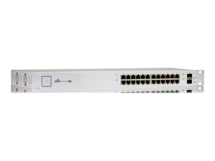 UBIQUITI UniFiSwitch 24x100/1000 2xSFP PoE+ 250W (switch zarządzalny) [US-24-250W]